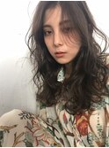 グレージュ_マニッシュショート,ネイビーカラー,フレンチボブ