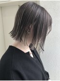 ラベンダーグレージュ×外ハネボブ♪