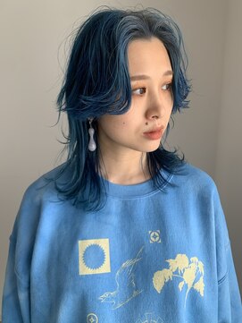 フィル(fil) ウルフ／アクリルブルー