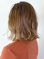 アイティー バイ アルバム 中野店(IT by ALBUM)&nbsp;グロスオレンジブラウン_ショートパーマエアリーミディ_ba312432