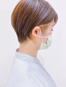 モリオ フロム ロンドン イオンモール 熊本店(morio FROM LONDON) 【morio熊本】ショート/耳かけインナーカラー.k