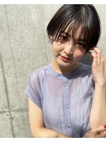 ブランド(BLANDO)&nbsp;マッシュショート　艶カラー　小顔カット　シースルー