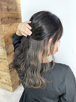 フォーク(FOLK)&nbsp;KASUMI ナチュラルグレージュインナーカラー　【FOLK 恵比寿】