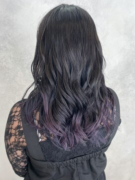 アイティーバイアルバム 松戸店(IT by ALBUM) バイオレットグラデーション_くびれヘアビタミンカラー_ba342131