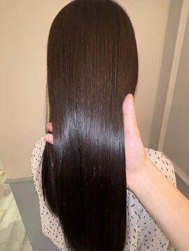 フレーム へアアンドトリートメント 天王寺北口店(FRAME) [FRAME 天王寺北口店] 艶カラー透け感ブラウン