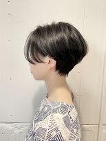 ラポール 柏店(RAPPOR)&nbsp;ツヤ感ブルーグレージュ×ハンサムショート◎20代30代40代50代