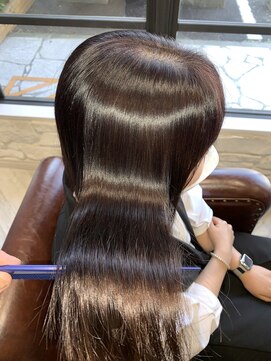 シャル 辻堂(shalu) 髪質改善縮毛矯正×イルミナカラー癖強多毛