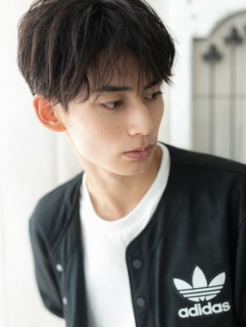 トニーアンドガイメン ホテル京阪仙台店(TONI&GUY MEN) ラフな質感が魅力なアースカラー束感ルーズヘアa仙台