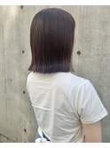 切りっぱなし外ハネボブ/ナチュラルブラウン