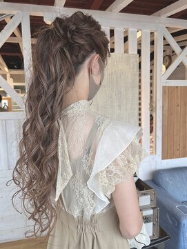 ラニカ ヘアーデザイン(Lanica hair design) ポニーテールアレンジ