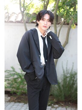 フリーラ 横浜(freera) ハイライト/マッシュパーマ/ウルフ/アッシュブラック[横浜駅]