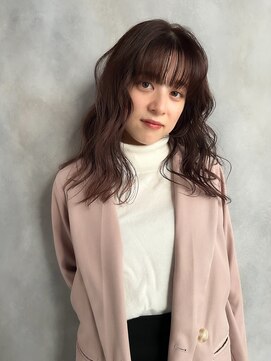 グロウバイニューヨークニューヨーク(Grow by NYNY) 【坂本】ピンクグレージュ×セミロング