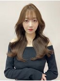 10代20代韓国内巻きくびれレイヤーロング 小山
