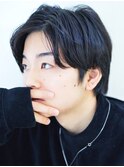 20代30代40代メンズツーブロックセンターパートオシャレ感