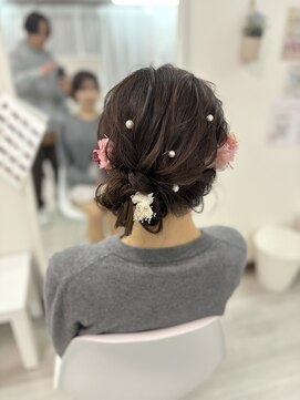 ホワイト(White) サイドアップスタイル♪