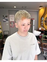 ダニーコウベ(Danny kobe) 前髪オレンジ