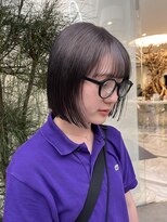 ゼスト 八王子店(ZEST) ぱつっとボブ/ラベンダーグレージュ【佐々木麻衣】