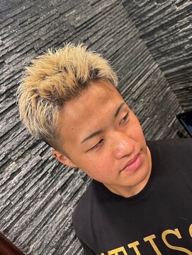 ヒロギンザ 大阪本店(HIRO GINZA) ハイトーンスパイキーショートスタイル