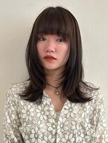 ＊くびレイヤーエモージュケアカラー美髪似合わせカット