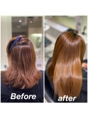 髪質改善ストレート