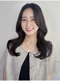 韓国レイヤー×ダークグレージュ