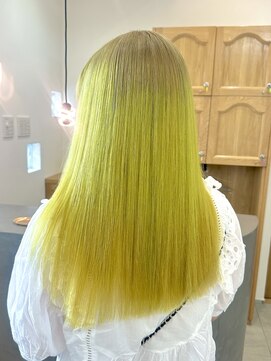 マール(MAAR) white beige / lime yellow デザインカラー