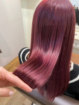 ニュイ 高槻 阪急茨木店(nui) 黒髪ボブルフネビージュ小顔ワンレンスペインカール