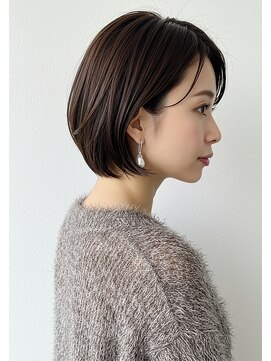 アントワープトーキョー(antwerp TOKYO) 30代40代大人丸みボブ髪質改善酸性ストレート白髪染めハイライト