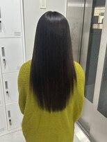 ベレーザ 渋谷(BELEZA)&nbsp;12140艶髪グレージュ髪質改善アッシュブラック韓国ストレート