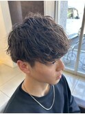 シャドウパーマ　マッシュパーマ