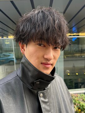 ロンド ローガン 名駅(Lond LOGAN) 緩め波巻きマッシュ