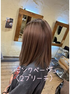 ヘアーサロン ビンブンバン(hair salon bim bum bam) ピンクベージュ
