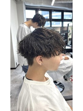 コードバイケンジ 戸塚(CODE by KENJE) 波巻きパーマ×刈り上げマッシュ【戸塚/メンズ】