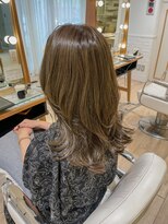 ネオリーブ チロル 横浜西口店(Neolive CiroL.)&nbsp;オリーブベージュ　髪質改善カラー　レイヤーカット