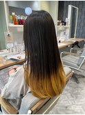 【KEISUKE】 ハニーイエロー × グラデーションカラー