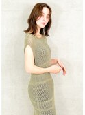 20代30代40代ナチュラルモテ髪ヘア小顔ミディアムレイヤー