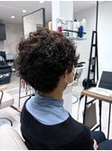 ショート×メンズライクパーマ