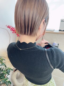 髪質改善/大人ガーリー/似合わせカット/ショートボブ前髪/仙台