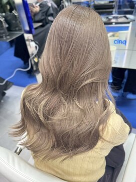 サンクマーケット 渋谷(cinq MARKET) 渋谷ブリーチカラーダブルカラーホワイトブロンドカラー金髪韓国