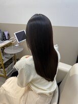 シュヴーブリヤン(cheveux brillants)&nbsp;【重くない】美髪縮毛矯正＋レイヤーで艶髪ストレートロングヘア