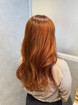 ナチュラル 渋谷店(Natural)&nbsp;オレンジ／マルチカラー／ブリーチカラー／インナー／髪質改善