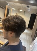 2月メンズマッシュパーマ