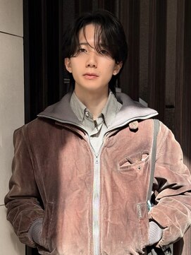 ラッドルーム(LAD ROOM.) シースルーマッシュ/ニュアンスパーマ/センターパート