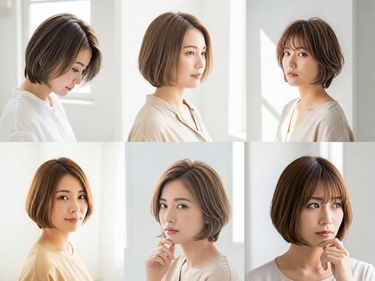 visco 上福岡 ショート/ボブ/白髪ぼかしの写真