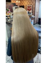 ヘアリゾート マンゴスティン(hair resort Mangosteen) 髪質改善トリートメント×ブリーチ毛