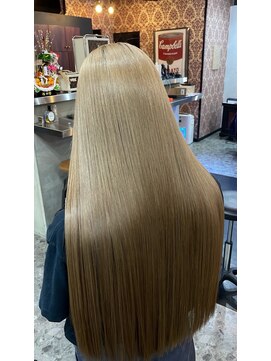 ヘアリゾート マンゴスティン(hair resort Mangosteen) 髪質改善トリートメント×ブリーチ毛