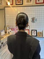 ヘアー アレス(hair ales)&nbsp;タイトアレンジ　お呼ばれヘア