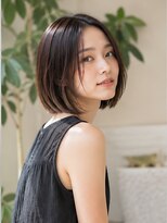 ドット ヘアー ジェム(dot.hair gem)&nbsp;暗髪/ナチュラルボブ/ツヤ感