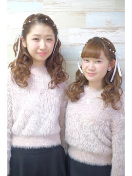 リサ 恵比寿(risa.) コンサートやライブにおすすめ!ハーフアップ