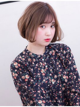 マリアバイアフロート(Maria by AFLOAT) とろみワンカールのフェアリーボブ前下がりバレイヤージュ